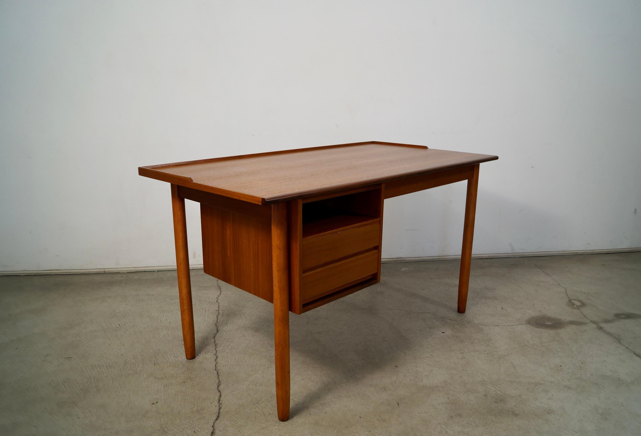 Mid-20th Century 1960's Mid-Century Swedish Modern Lammhults Teak Desk