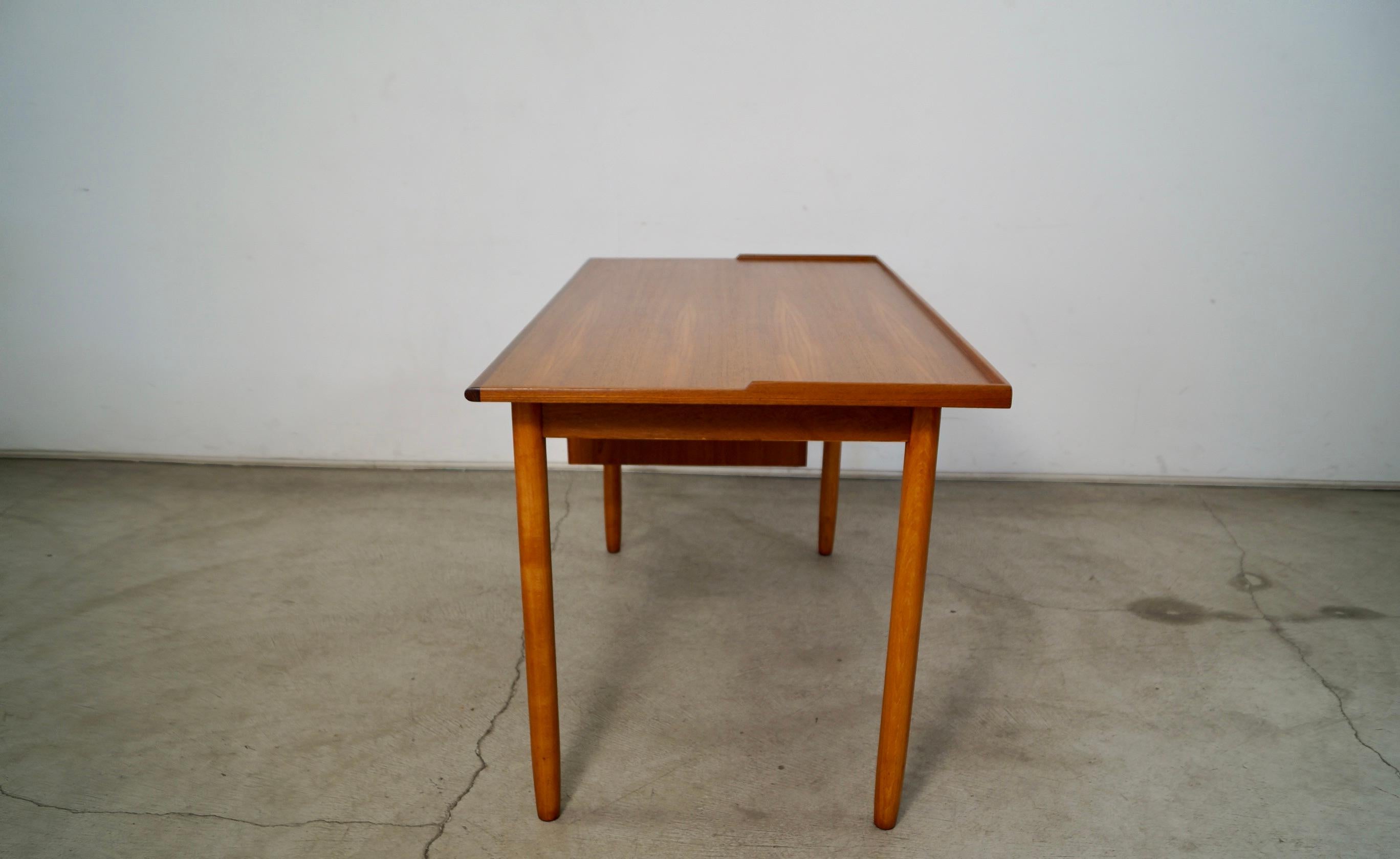 1960's Mid-Century Swedish Modern Lammhults Teak Desk 4