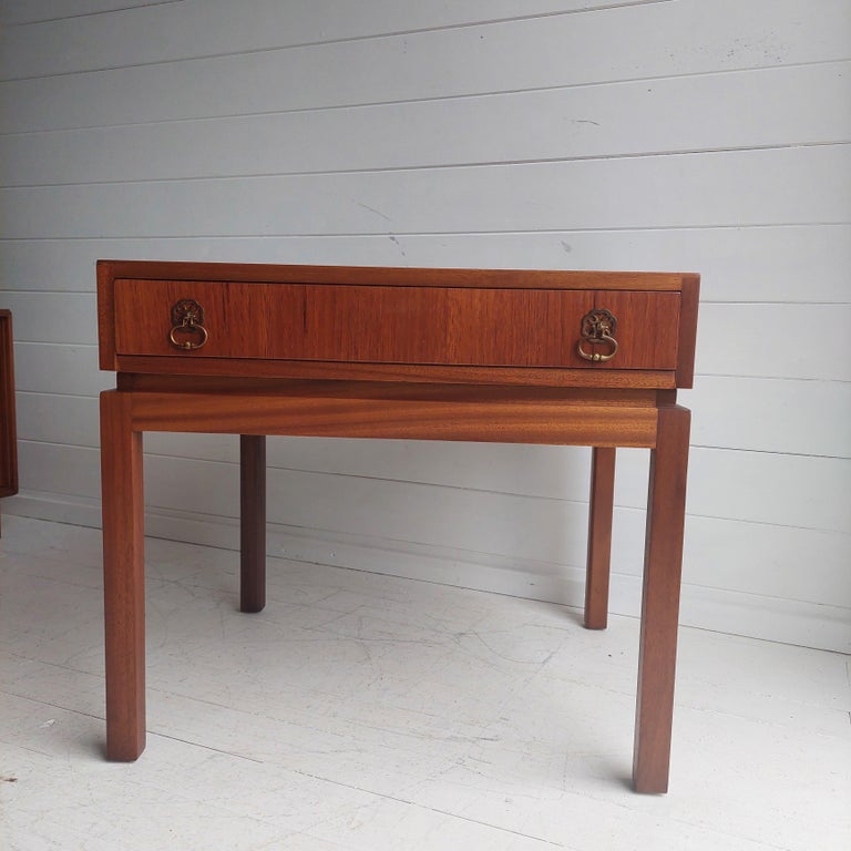 1960’s Mid Century Teak Bedside occasional Table By Greaves And Thomas