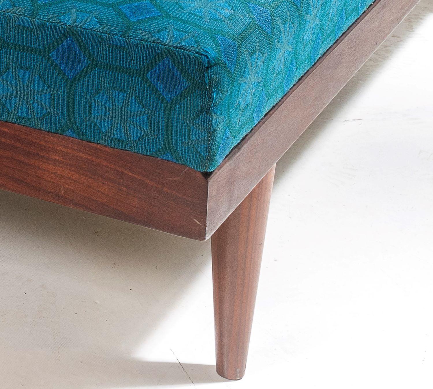 Norwegian 1960s Mid Century Teak Daybed Sofa by Ingmar Relling in its Original Fabric