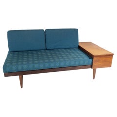 Vintage 1960s Mid Century Teak Daybed Sofa by Ingmar Relling in its Original Fabric