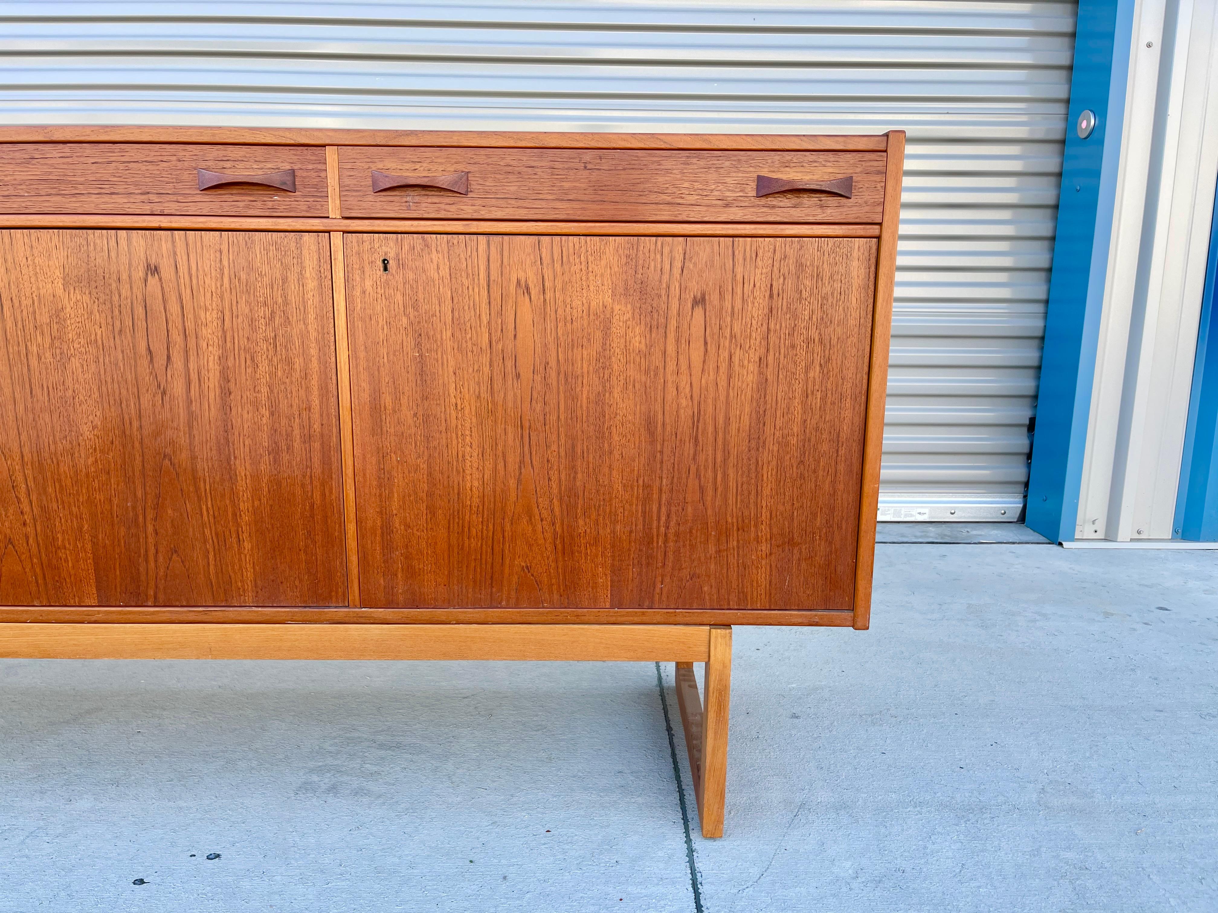 Mid-Century Modern 1960s Mid Century Teak Sideboard by Age Olofsson for Ulferts Mobler For Sale