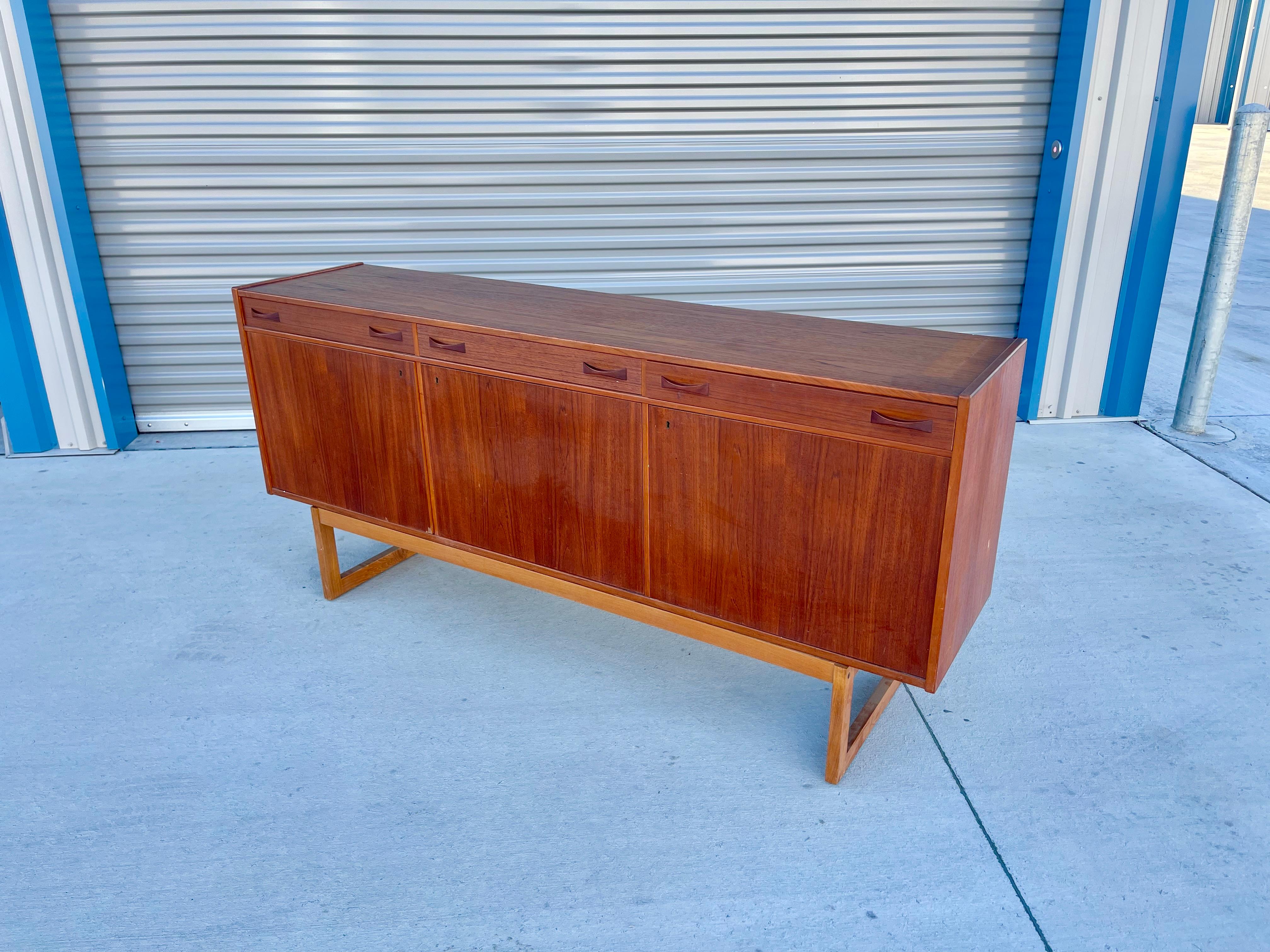 1960s Mid Century Teak Sideboard by Age Olofsson for Ulferts Mobler For Sale 1