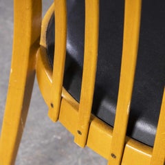 1960's Mid Century Upholstered Dining Chairs by Interier Praha, Set of Four