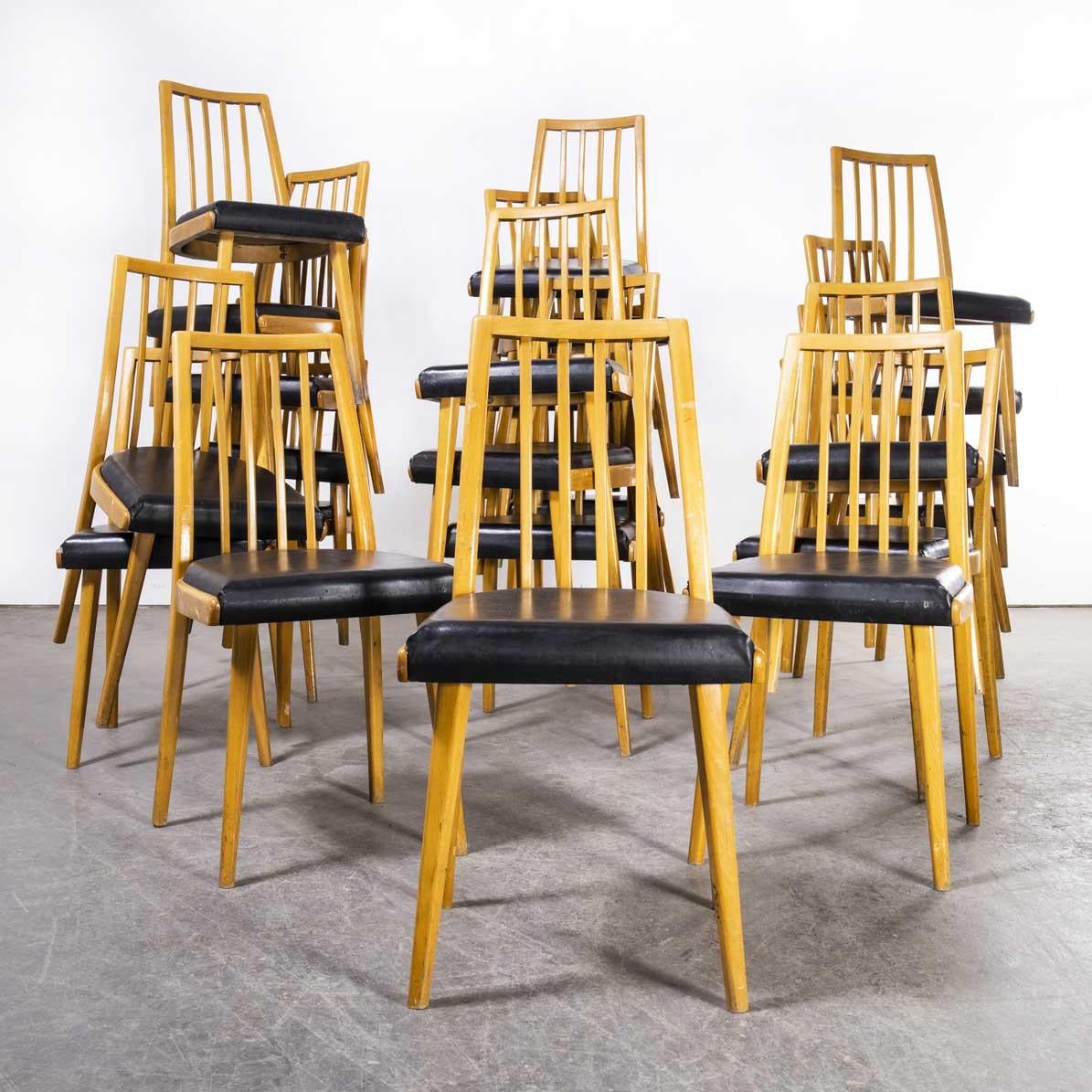 1960’s mid century upholstered dining chairs by Interier Praha – various quantities available
1960’s mid century upholstered dining chairs by Interier Praha – various quantities available. Produced by Interier Praha in the Czech Republic. Czech was