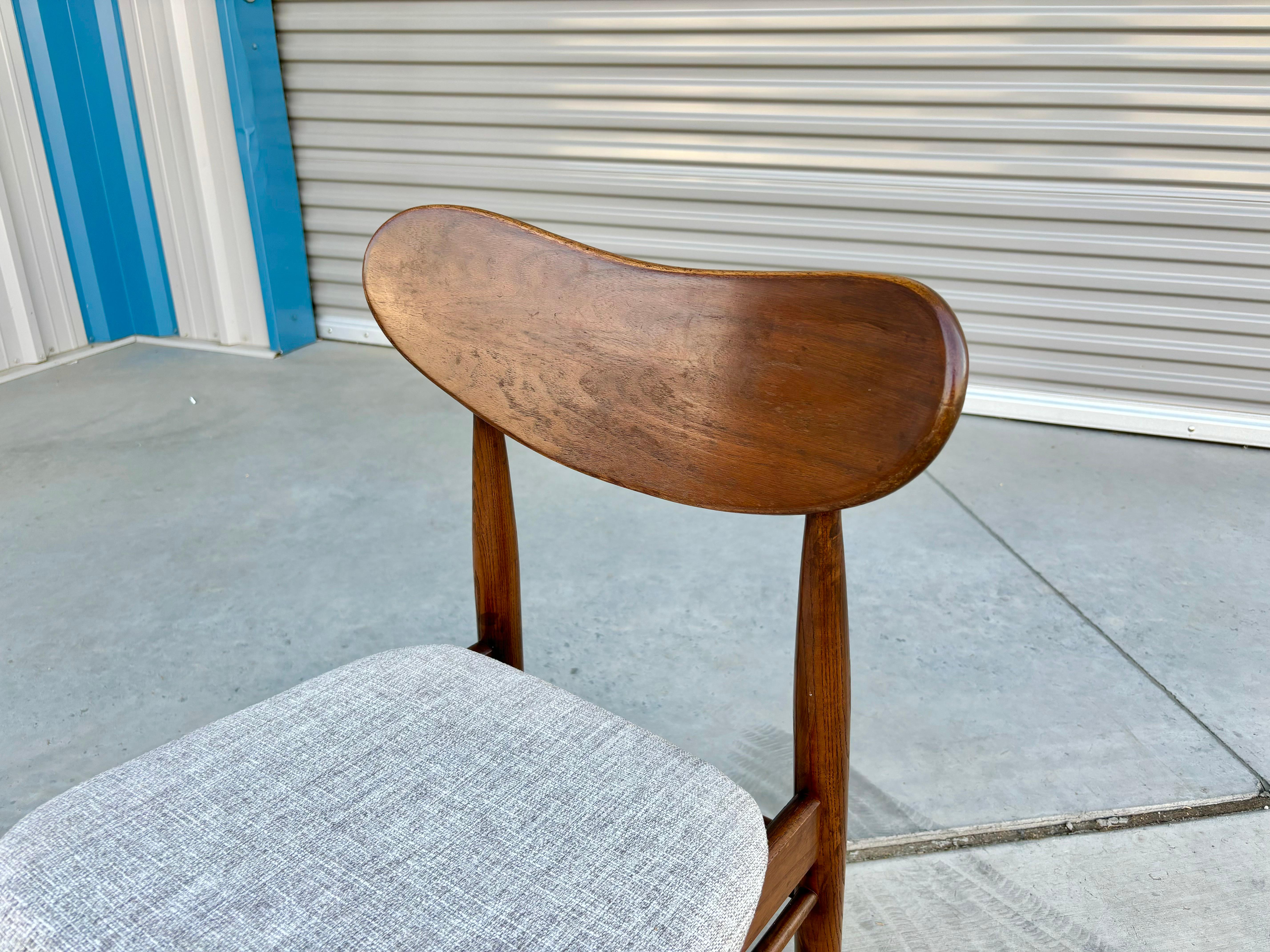 1960s Mid Century Walnut Dining Chairs - Set of 6 For Sale 5