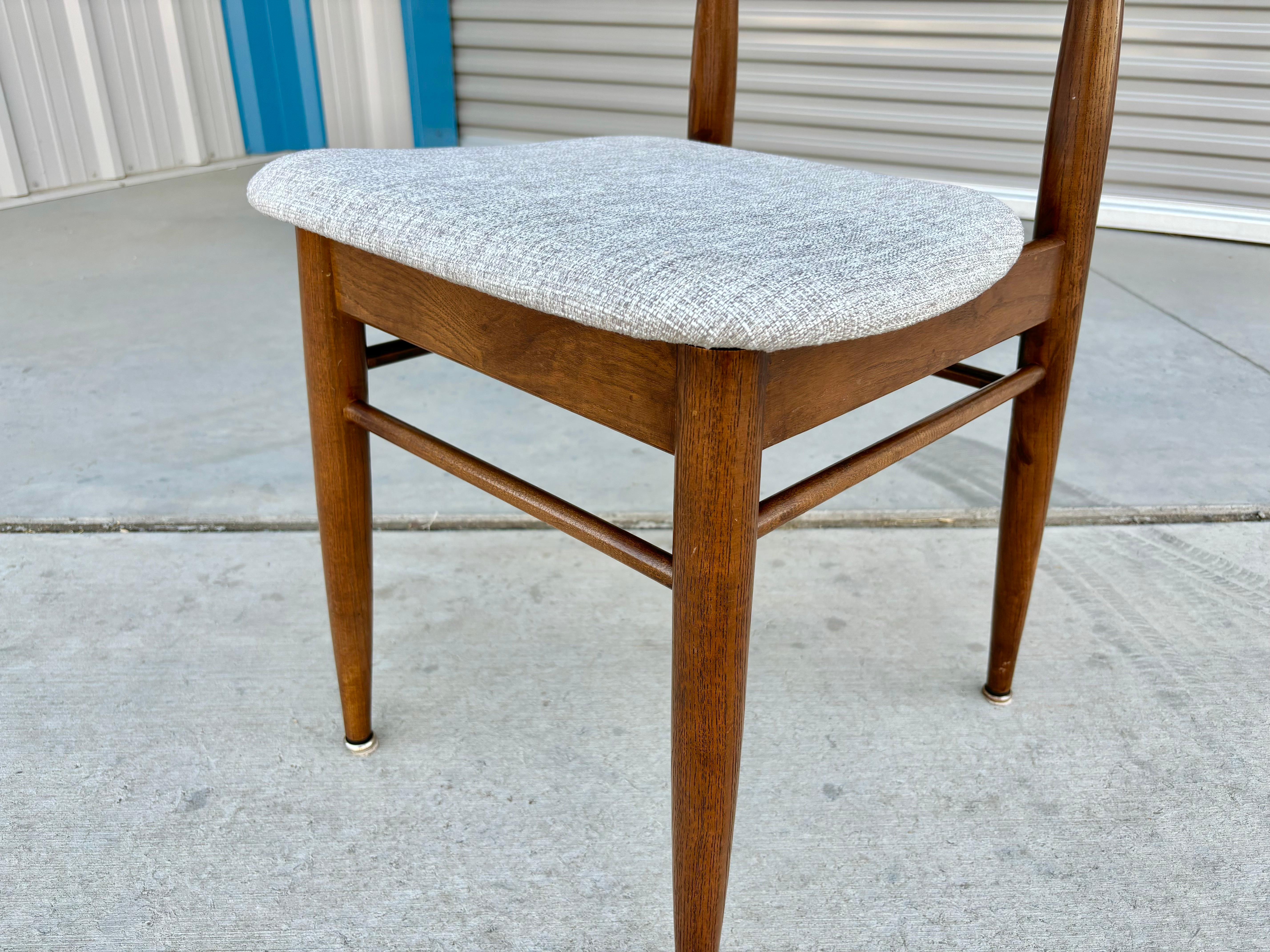 1960s Mid Century Walnut Dining Chairs - Set of 6 For Sale 7