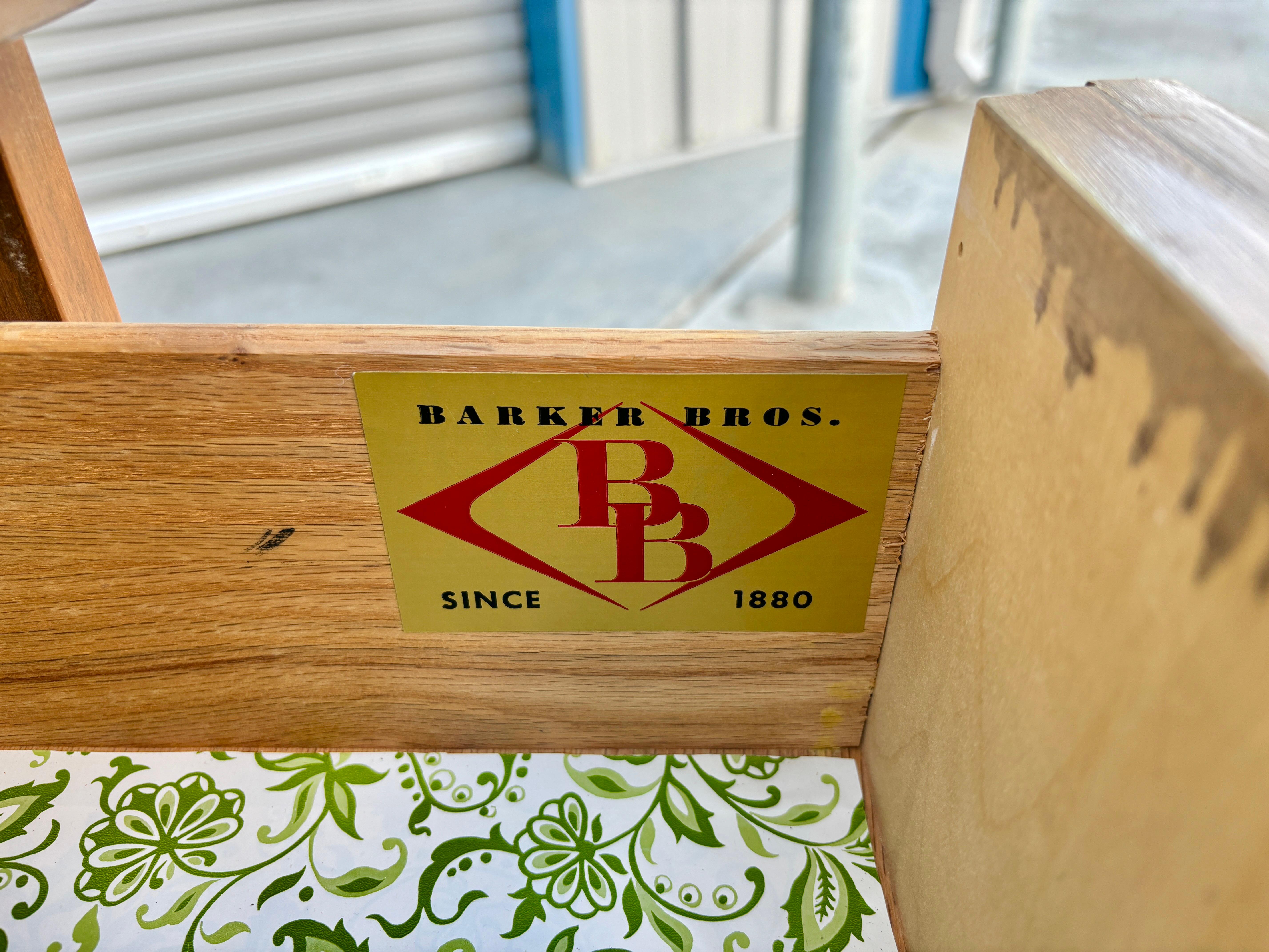 1960s Mid Century Walnut Dresser by Baker Co For Sale 6