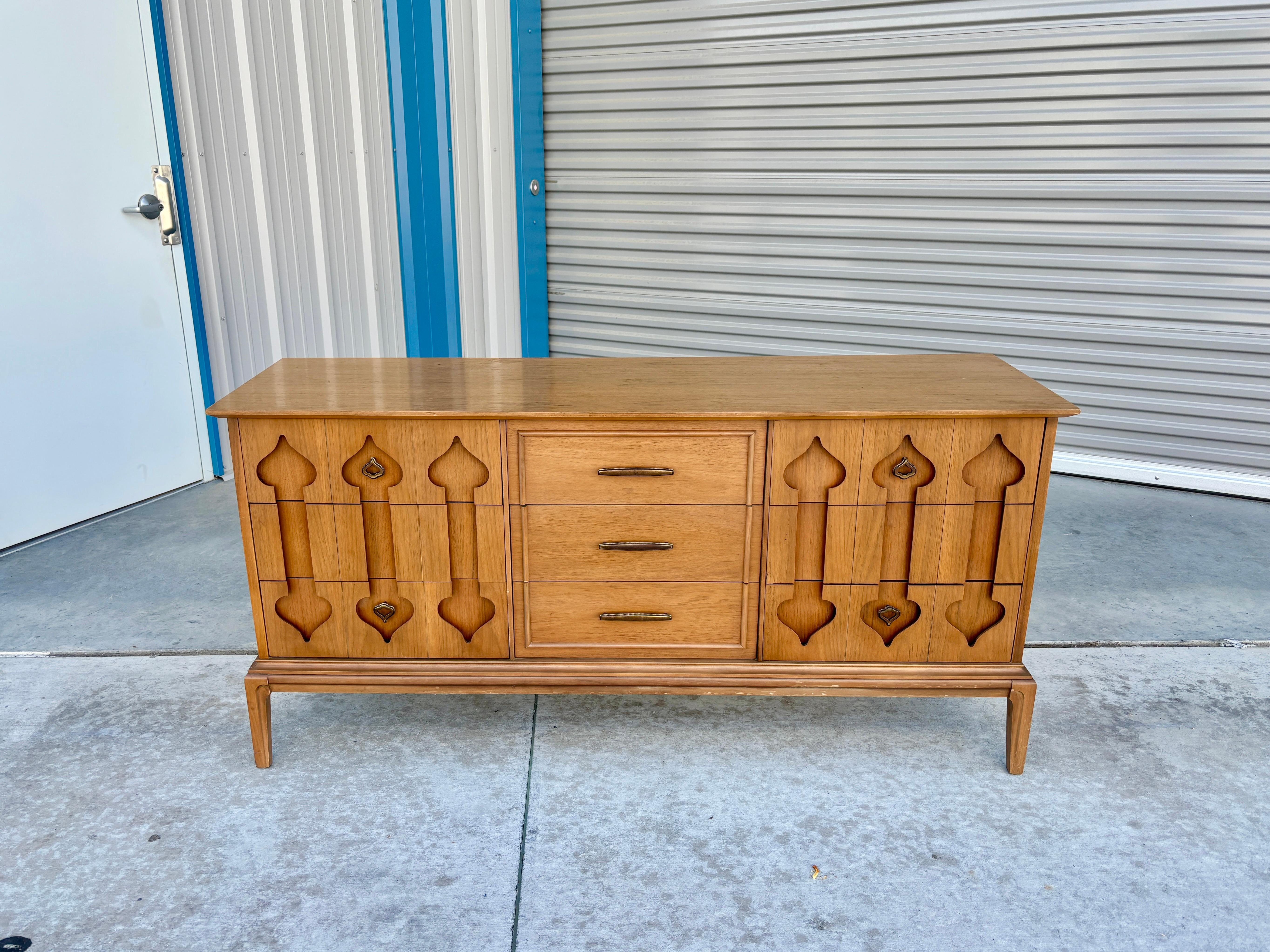 Mid-Century Modern 1960s Mid Century Walnut Dresser by Baker Co For Sale