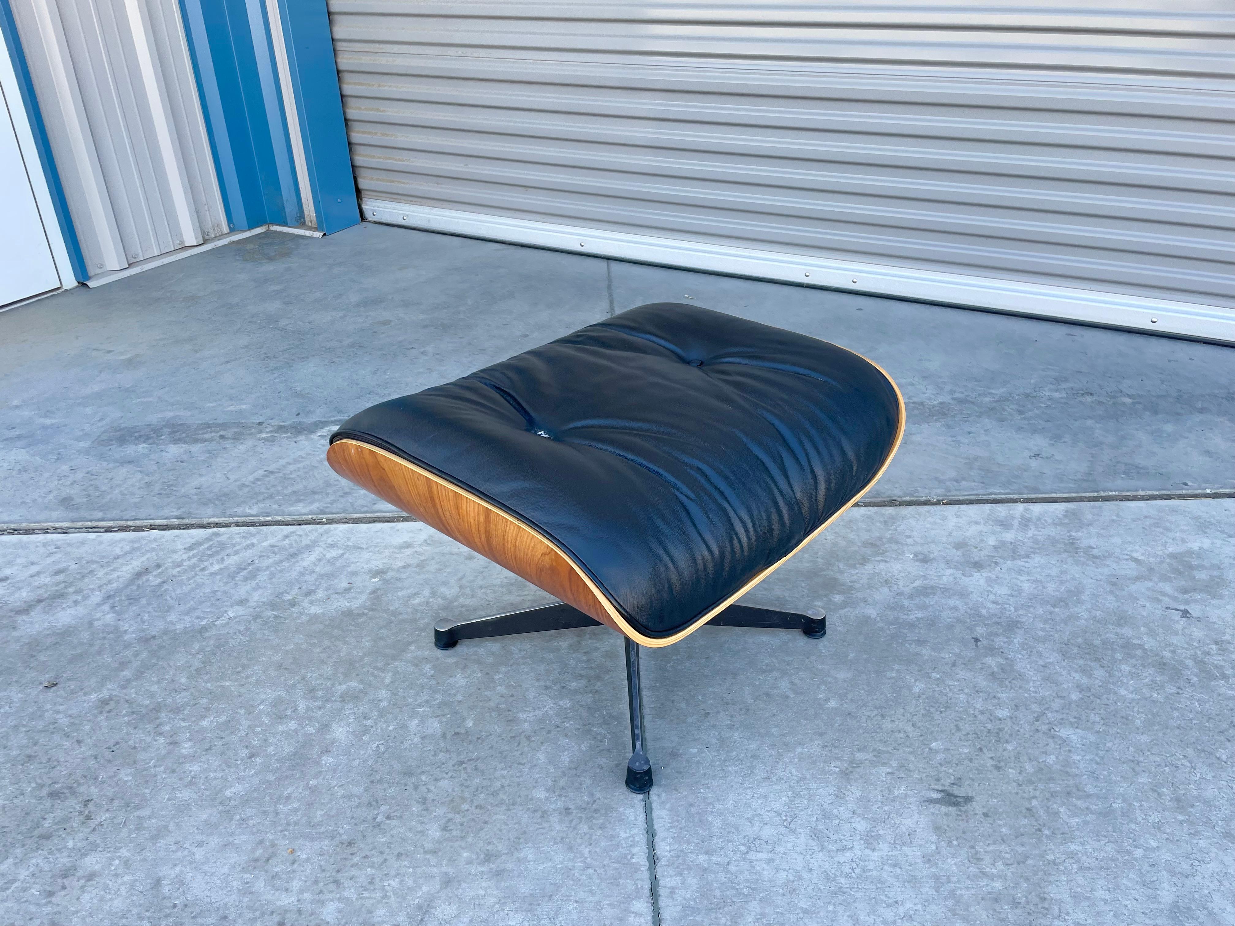 1960s Mid Century Walnut & Leather Lounge Chair by Eames for Vitra - Set of 2 For Sale 8