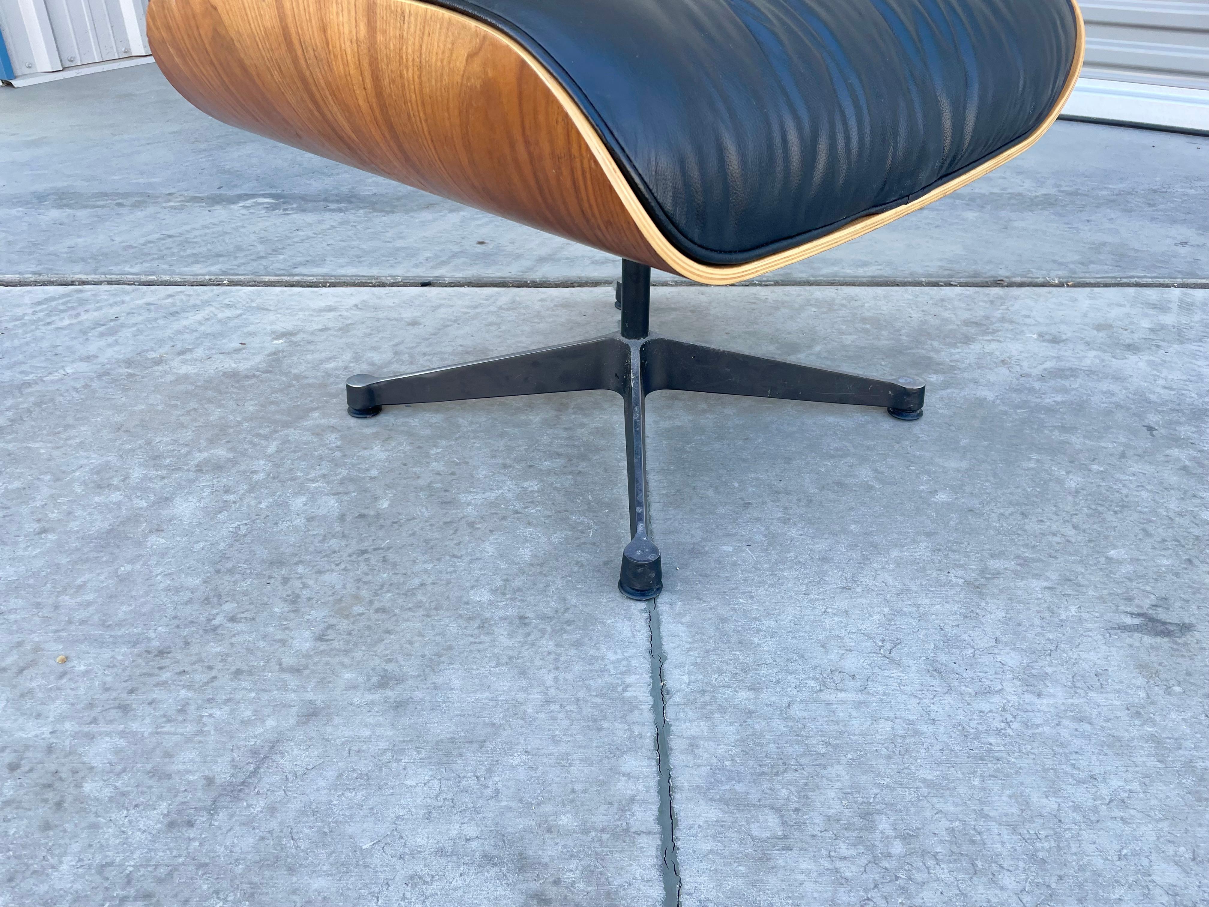 1960s Mid Century Walnut & Leather Lounge Chair by Eames for Vitra - Set of 2 For Sale 9
