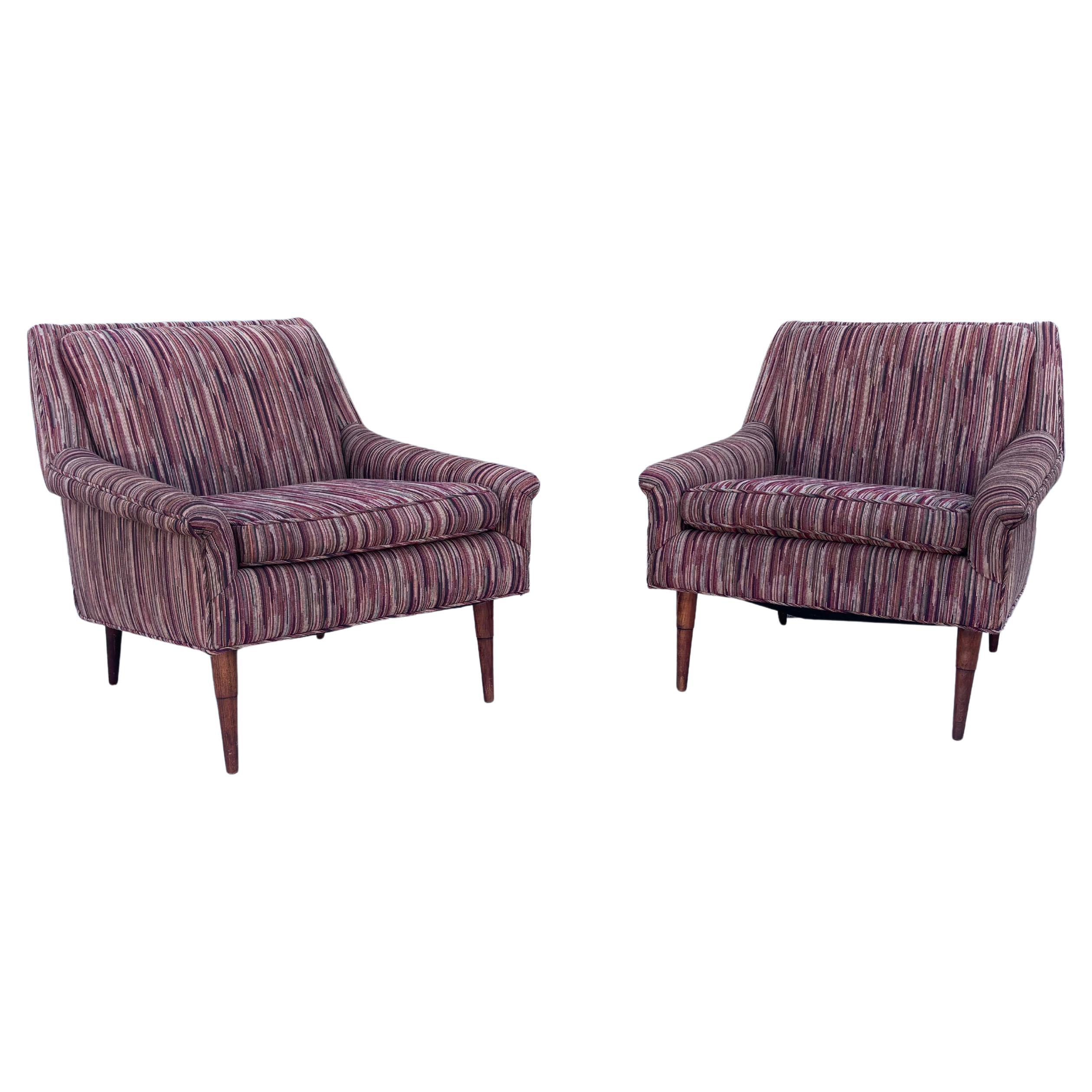 Sedie da salotto in noce del 1960