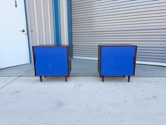 1960s Mid Century Walnut Nightstands by John Kapel for Glenn of California