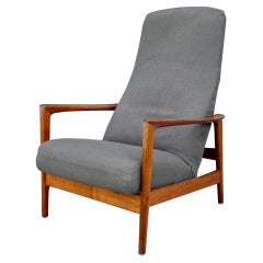 1960er Jahre Mid Century Nussbaumsessel von Folke Ohlsson für Dux