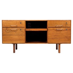 Used 1960s Mid Century Wood File Cabinet Credenza by Jens Risom