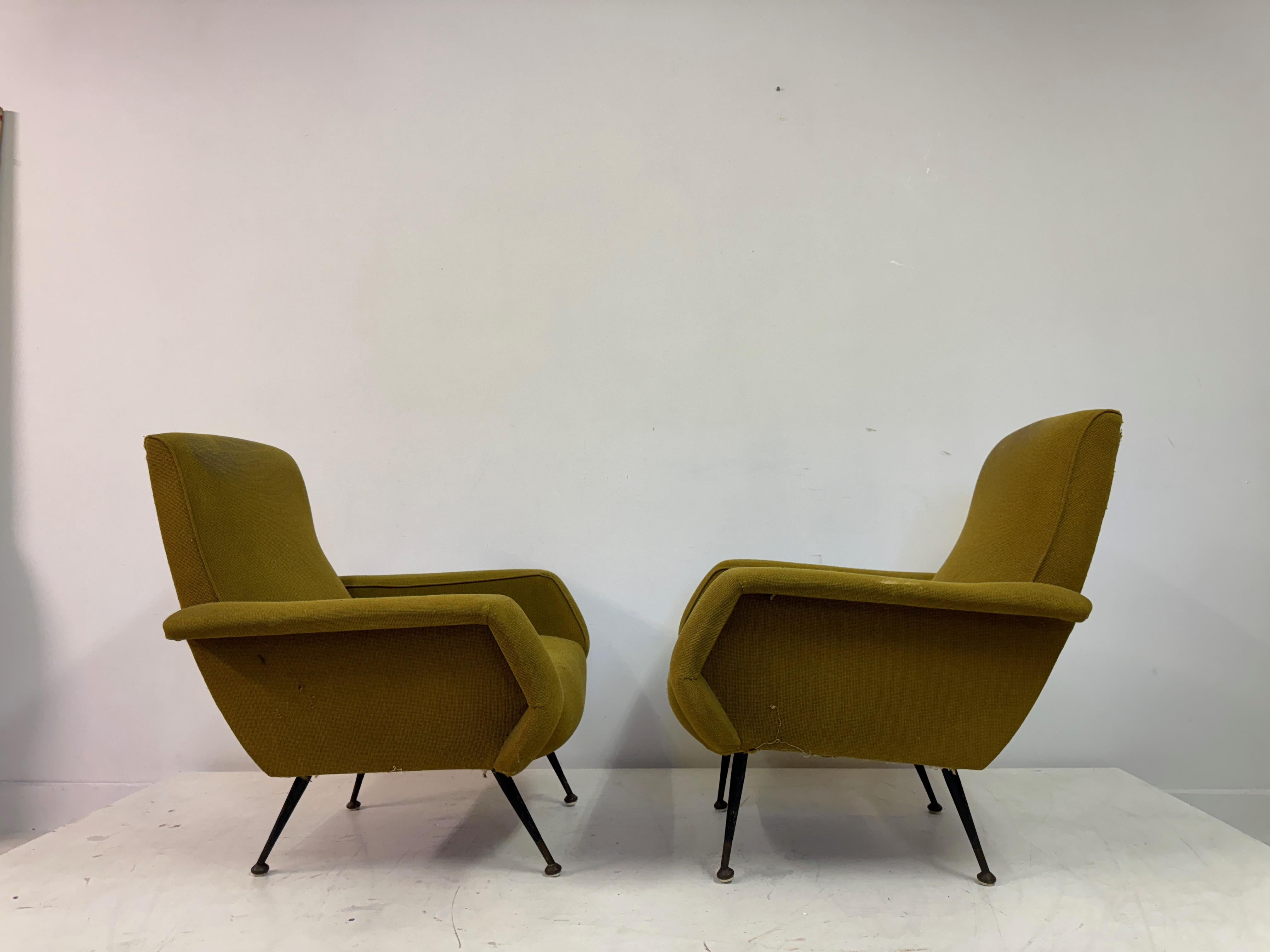 20th Century 1960s Midcentury Armchairs