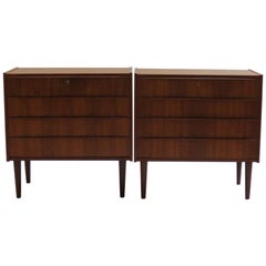 1960s Midcentury Danish Teak Chest of Drawers by Steens 2