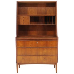 1960s Midcentury Danish Teak Secretaire