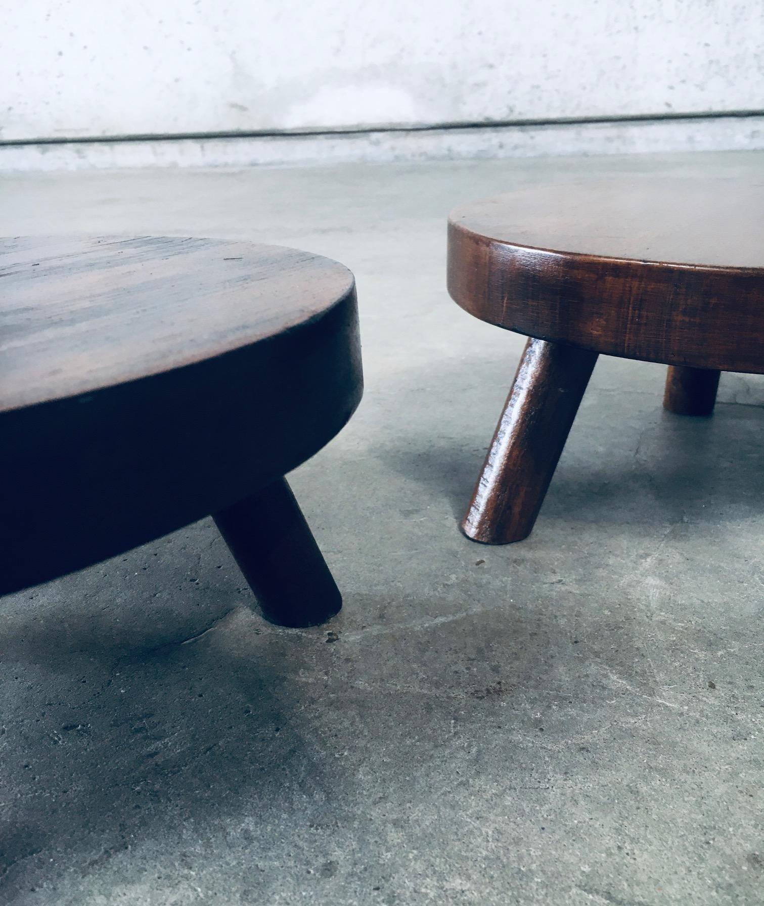 Ensemble de tables basses tripodes pour plantes, design du milieu du siècle, 1960 en vente 10