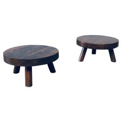 1960's Midcentury Design Tripod Low Plant Table set