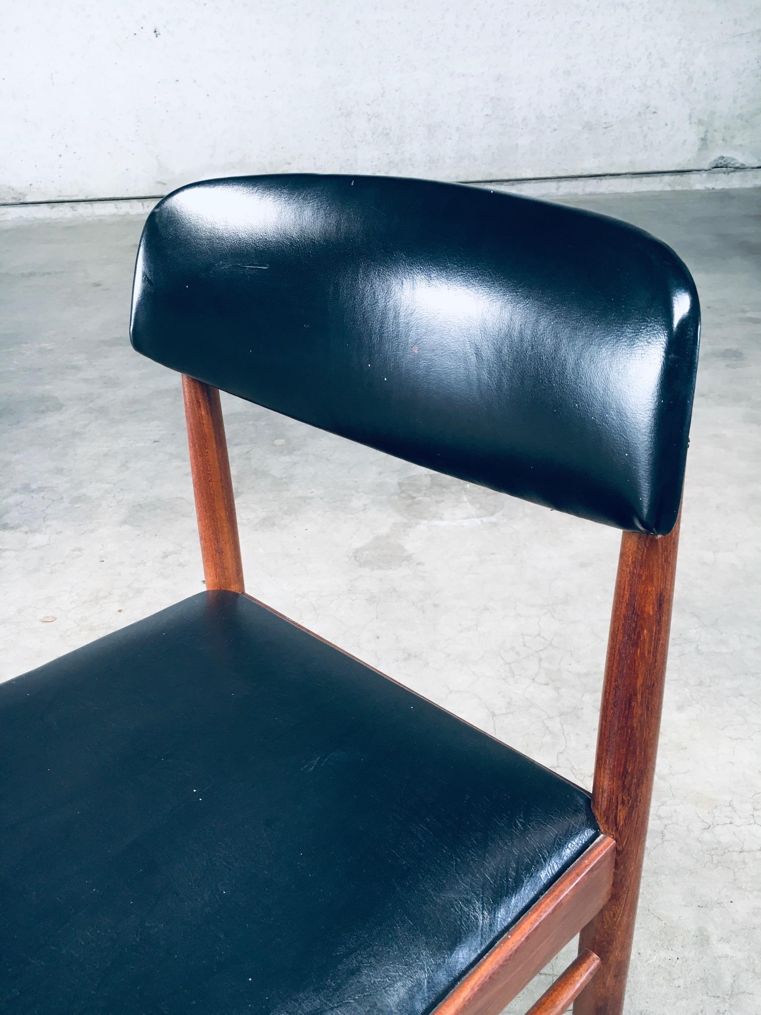 1960's Midcentury Dutch Design Esszimmerstühle im Angebot 6