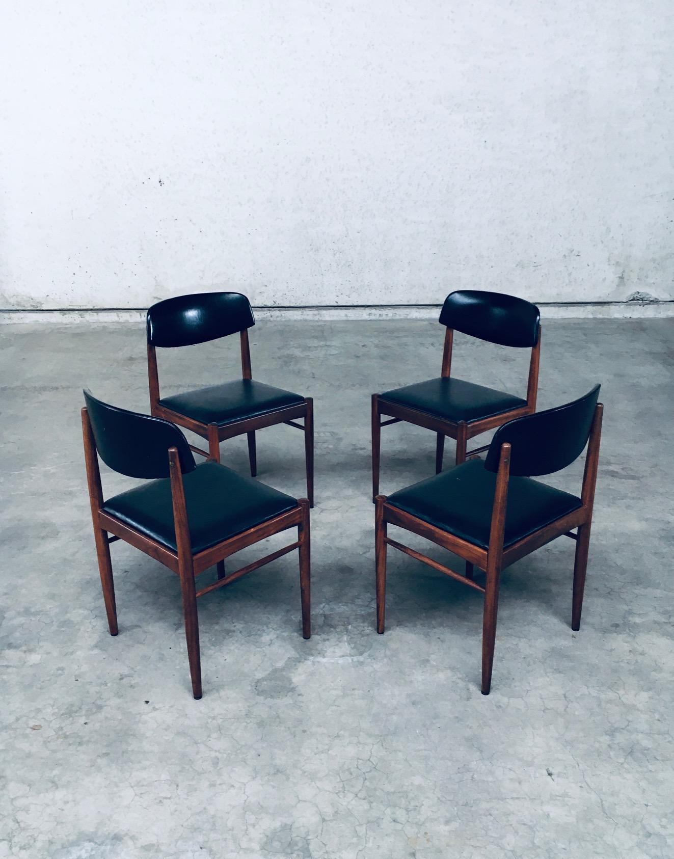 Materiale sintetico Sedie da pranzo di design olandese del Midcentury degli anni '60 in vendita
