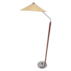 1960s Midcentury Floor Lamp "Japanese style" by Zukov, Czechoslovakia