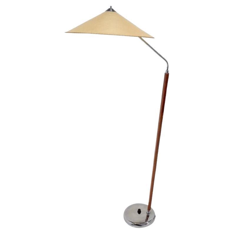 1960s Midcentury Floor Lamp "Japanese style" by Zukov, Czechoslovakia
