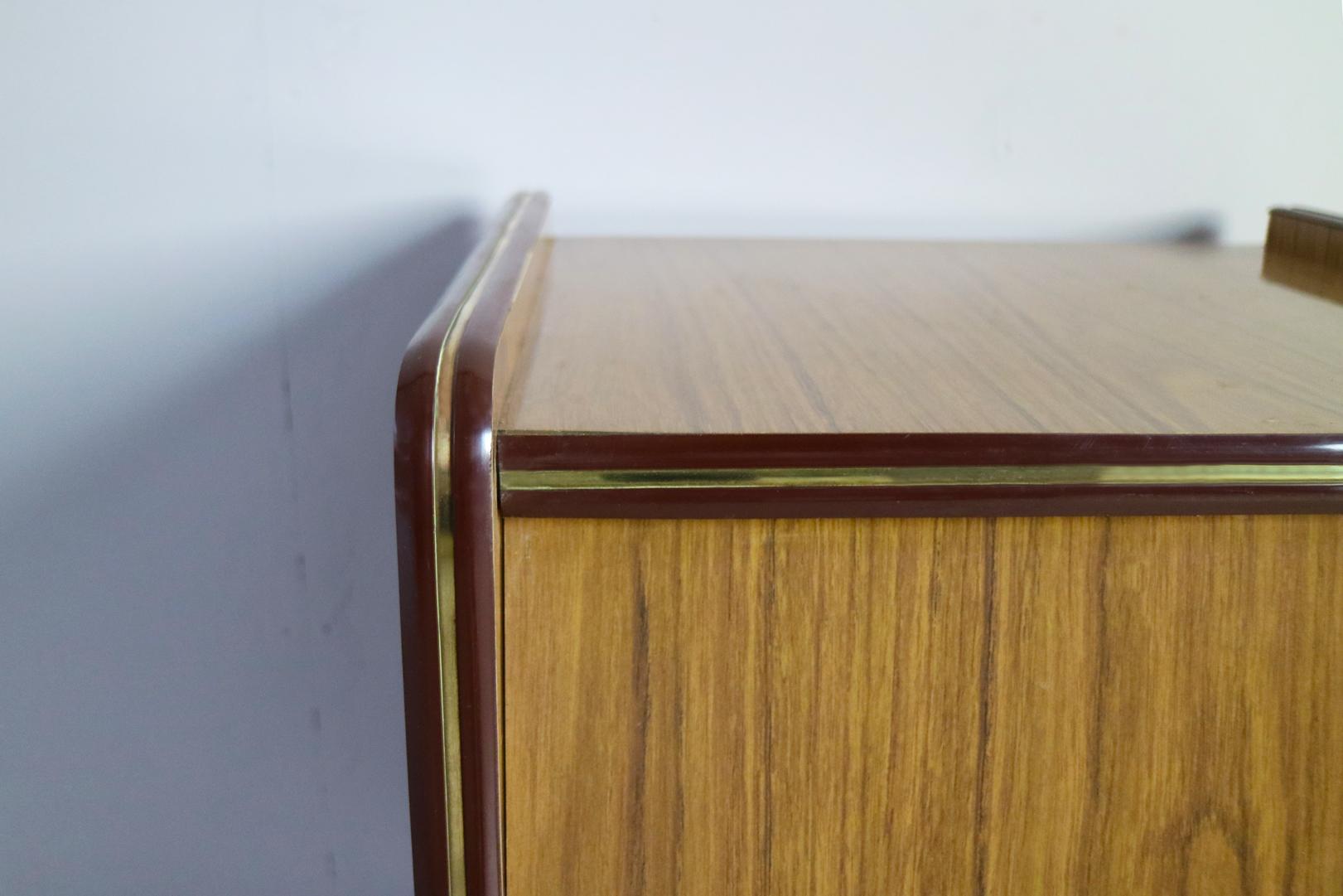 Mid-20th Century 1960s Midcentury Formica Bedside Cabinet For Sale