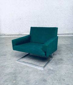 1960's Midcentury Modern Belgian Design Floating Lounge Chair