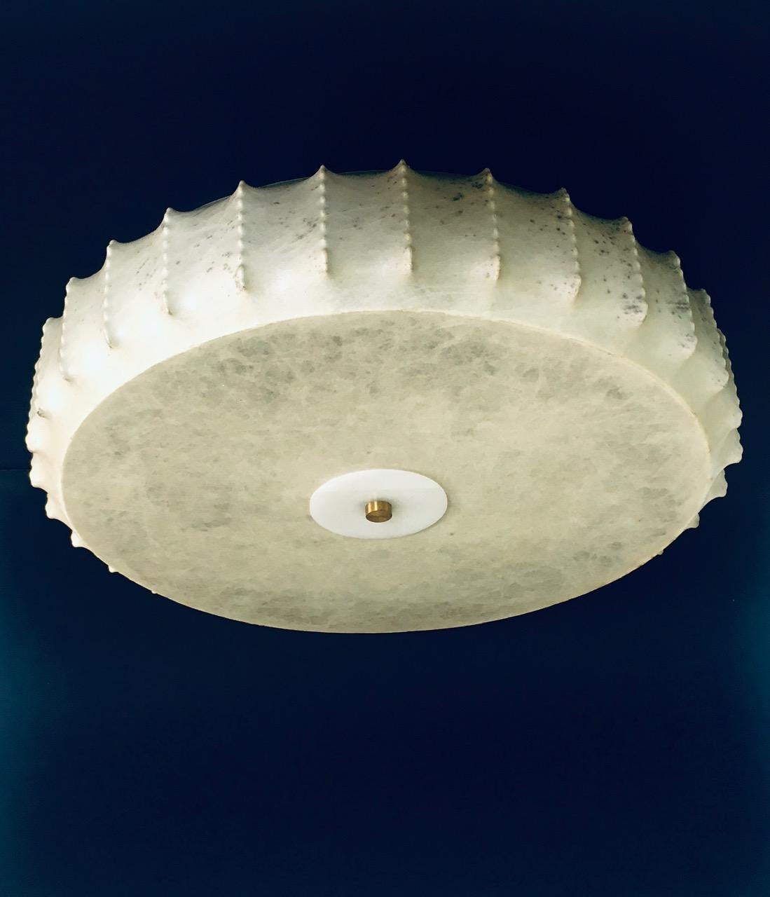 1960's Midcentury Modern Design COCOON Ceiling Lamp by Goldkant Leuchten For Sale 7