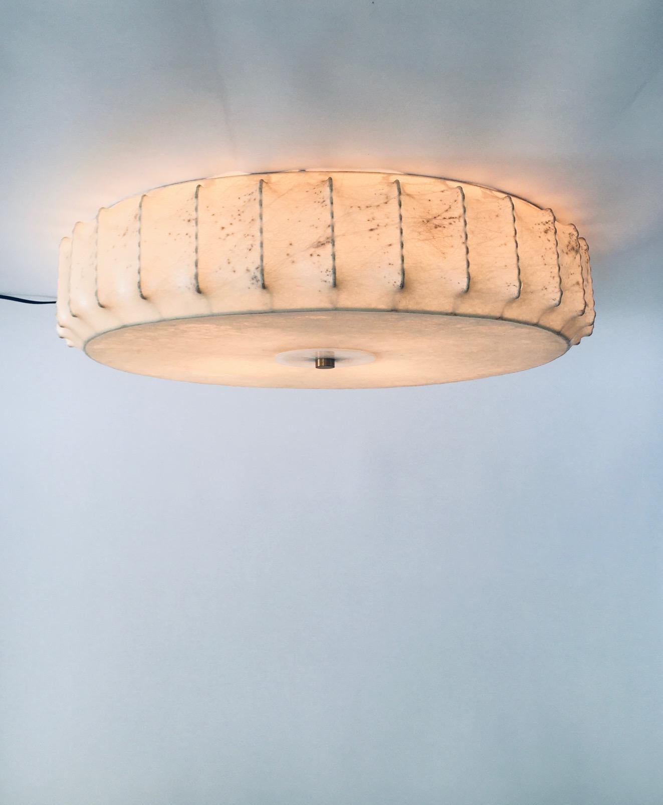 Mid-Century Modern 1960's Midcentury Modern Design COCOON Ceiling Lamp by Goldkant Leuchten For Sale