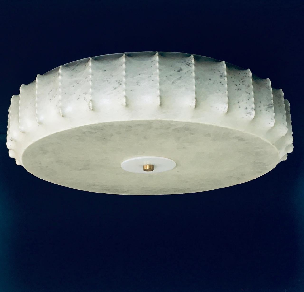 German 1960's Midcentury Modern Design COCOON Ceiling Lamp by Goldkant Leuchten For Sale