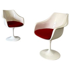 1960's Midcentury Modern Design Tulip Swivel Armchair set