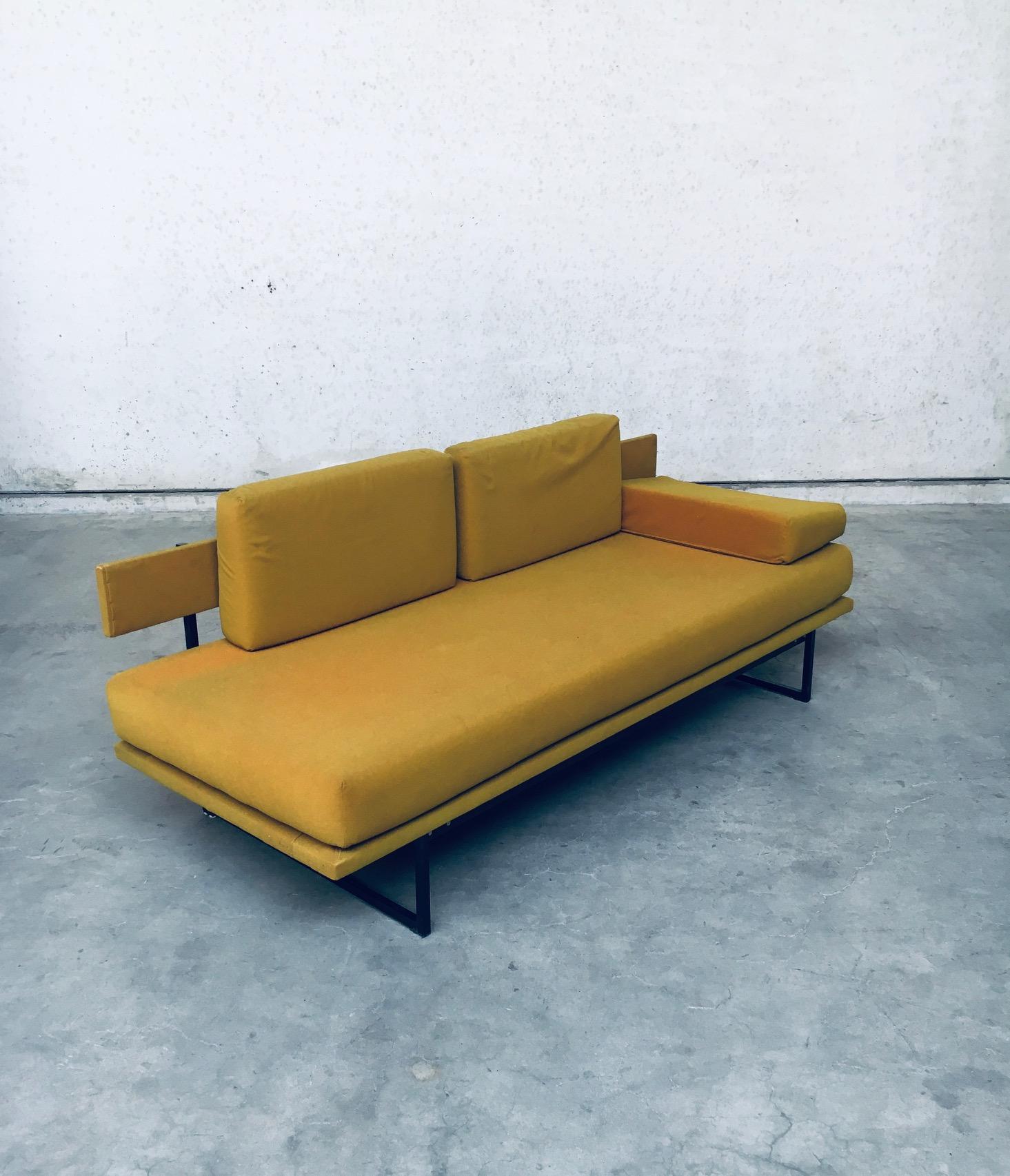 1960's Midcentury Modern Dutch Design 3 Seat Sofa Bench For Sale 5