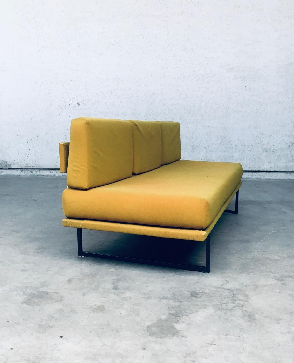 Mid-20th Century 1960's Midcentury Modern Dutch Design 3 Seat Sofa Bench For Sale