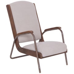 1960s Mid-Century Modern German Upholstered Armchair