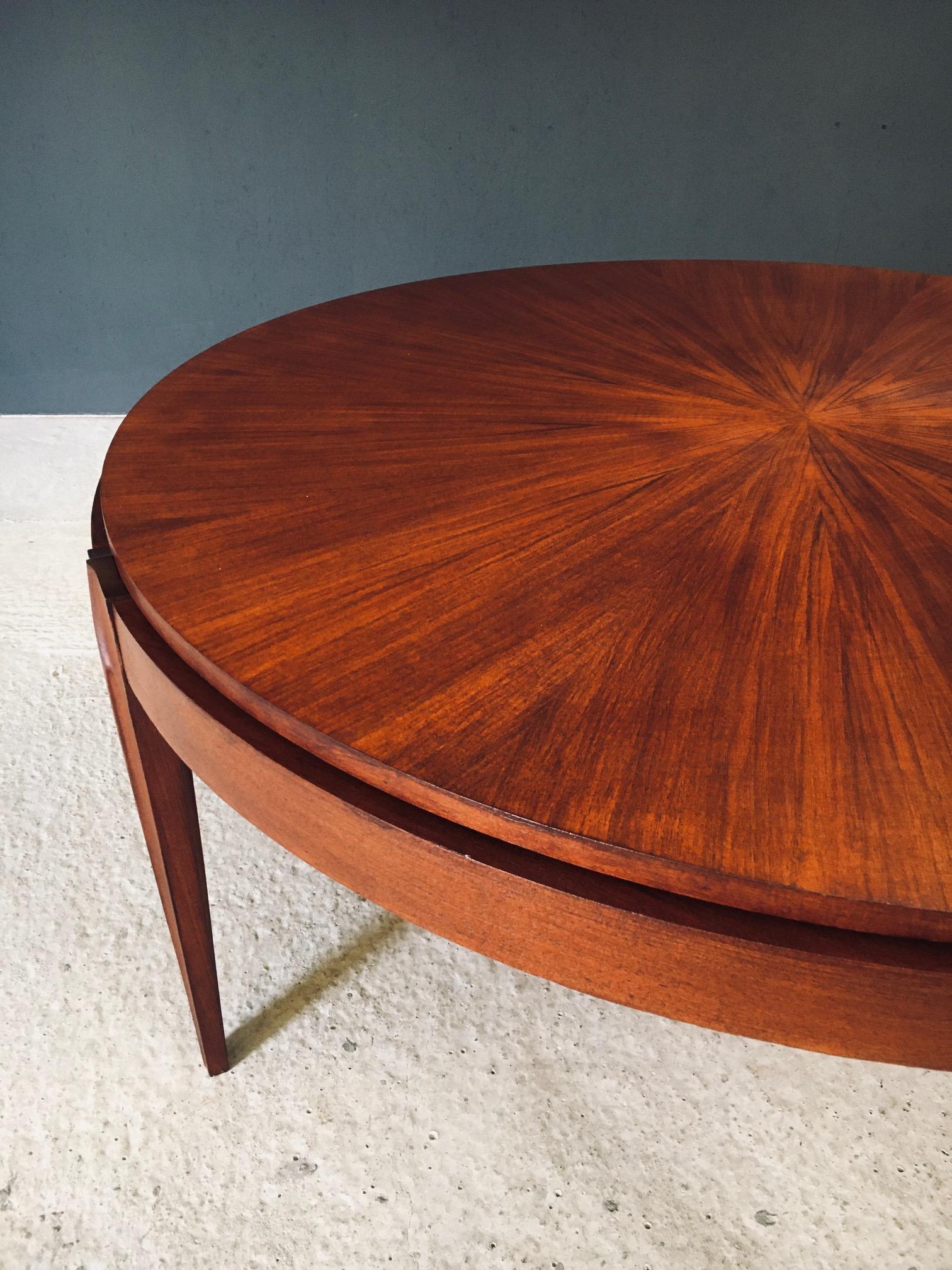 Tavolino da caffè in teak del 1960 Midcentury Modern The Modern Scandinavian Design in vendita 1