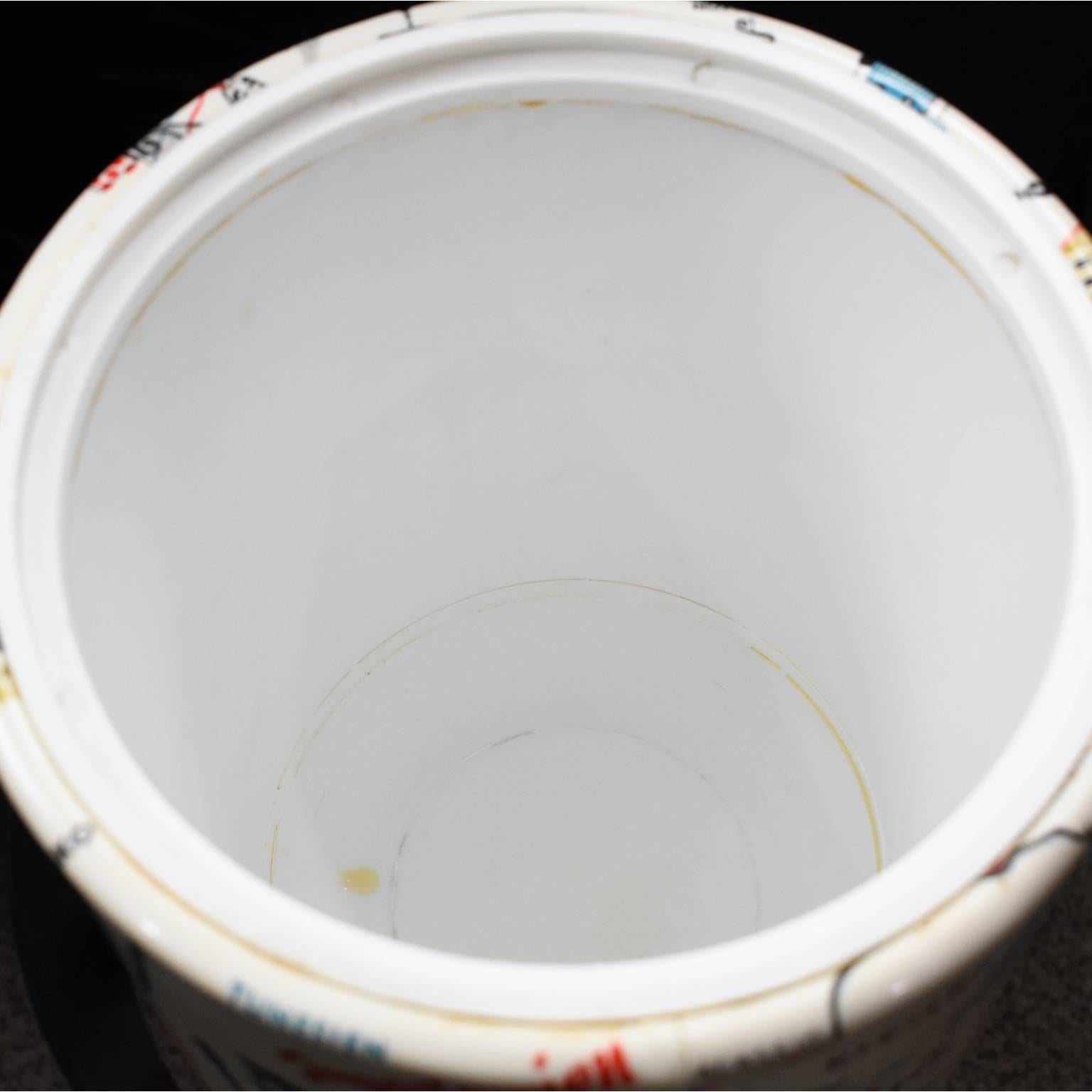 1960s Midcentury Morgan and Company Extra Tall Barware Ice Bucket 1