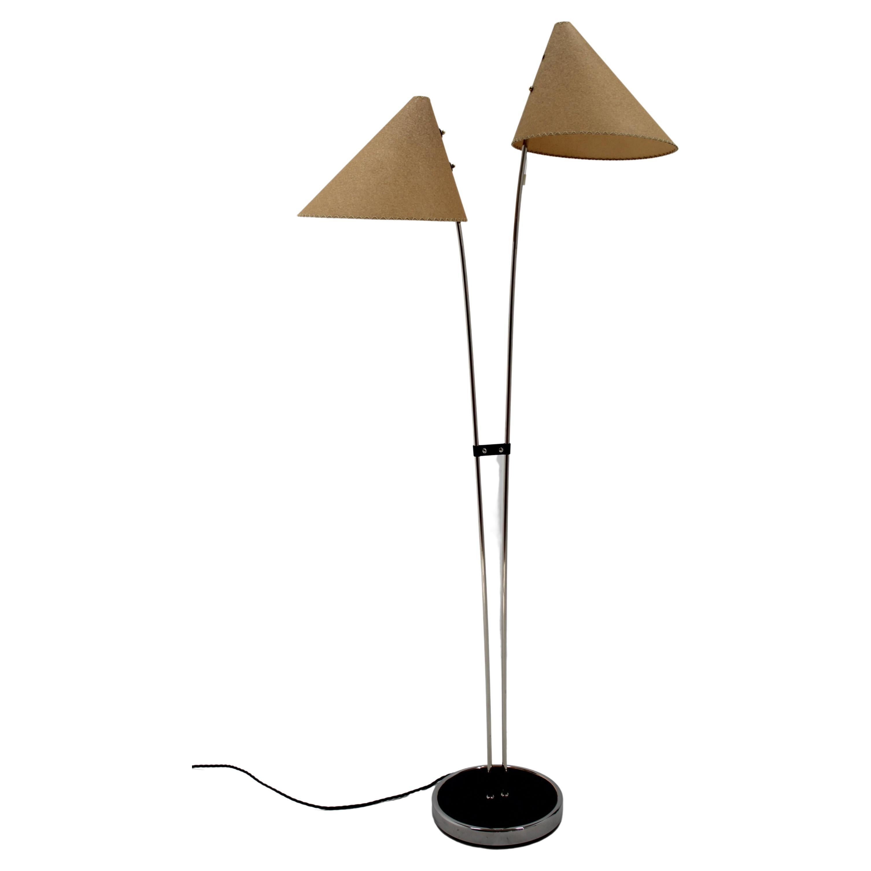 1960s Midcentury Restored Floor Lamp, Czechoslovakia