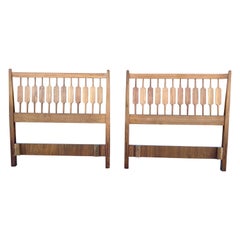 1960s Midcentury Twin Headboard by Kipp Stewart for Drexel