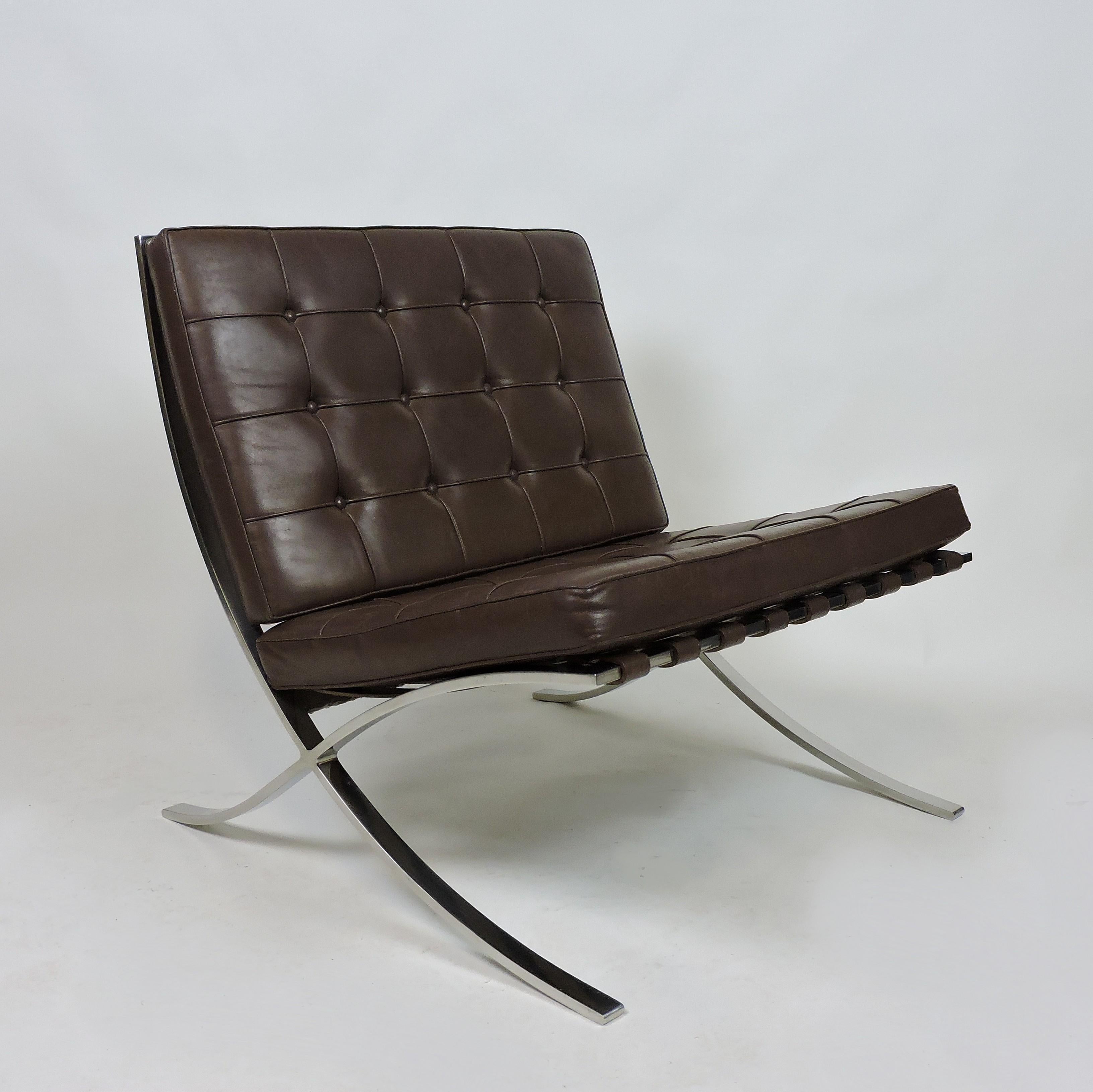 steel leather chair