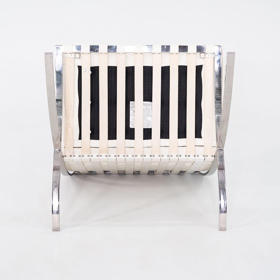 1960s Mies van der Rohe for Knoll Barcelona Lounge Chair in Sabrina & Stainless For Sale 1