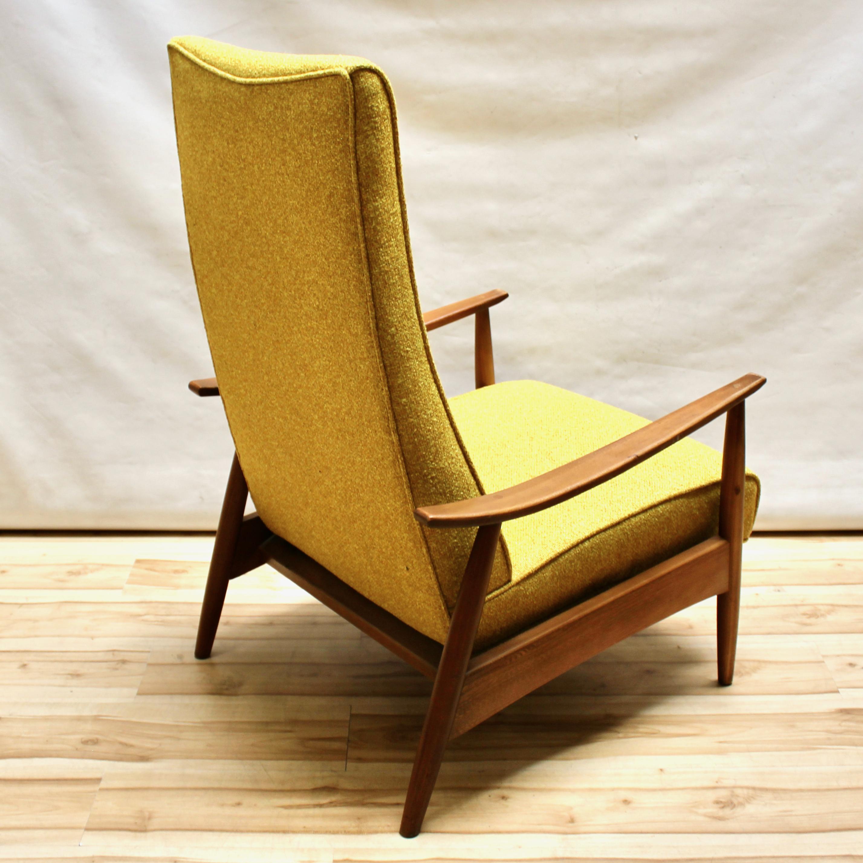 1960s Milo Baughman Model 74 Reclining Lounge Chair 3