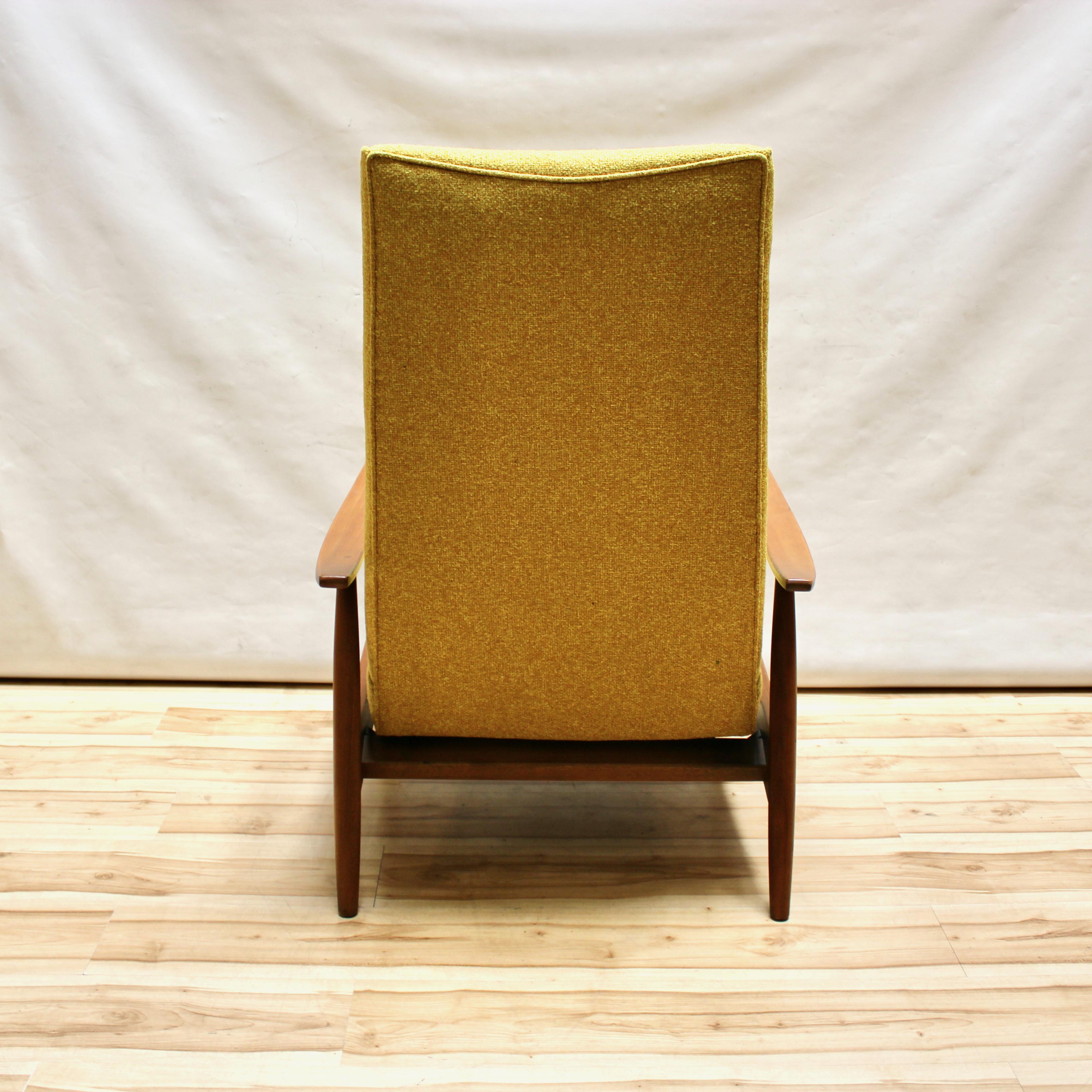 1960s Milo Baughman Model 74 Reclining Lounge Chair 4