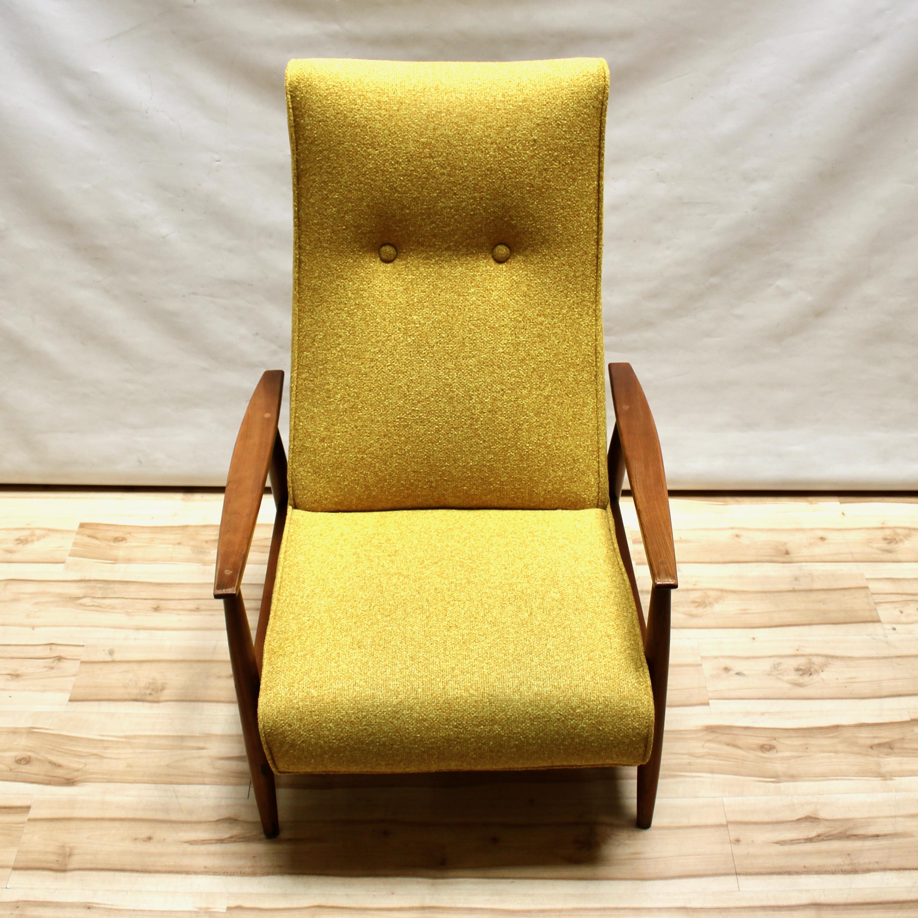 1960s Milo Baughman Model 74 Reclining Lounge Chair 1