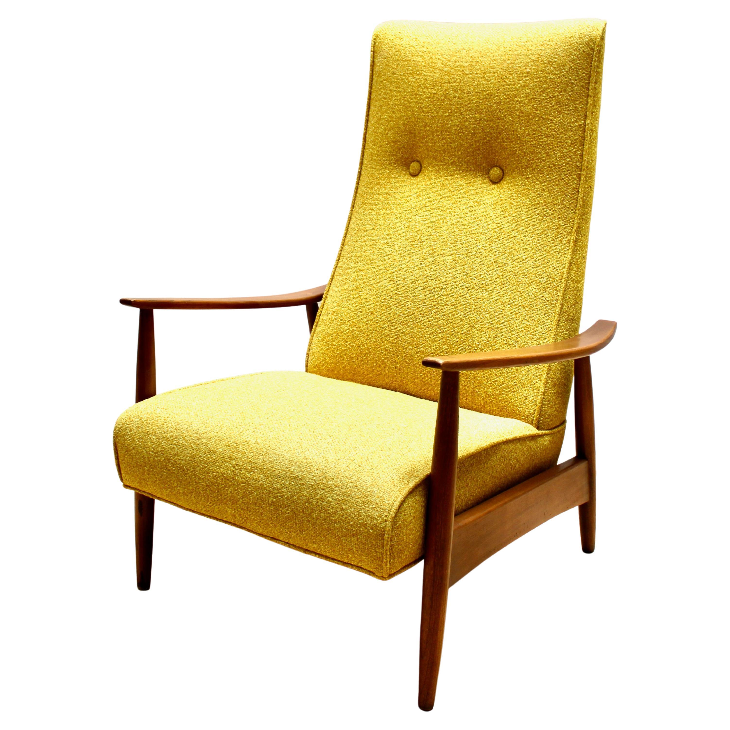1960s Milo Baughman Model 74 Reclining Lounge Chair