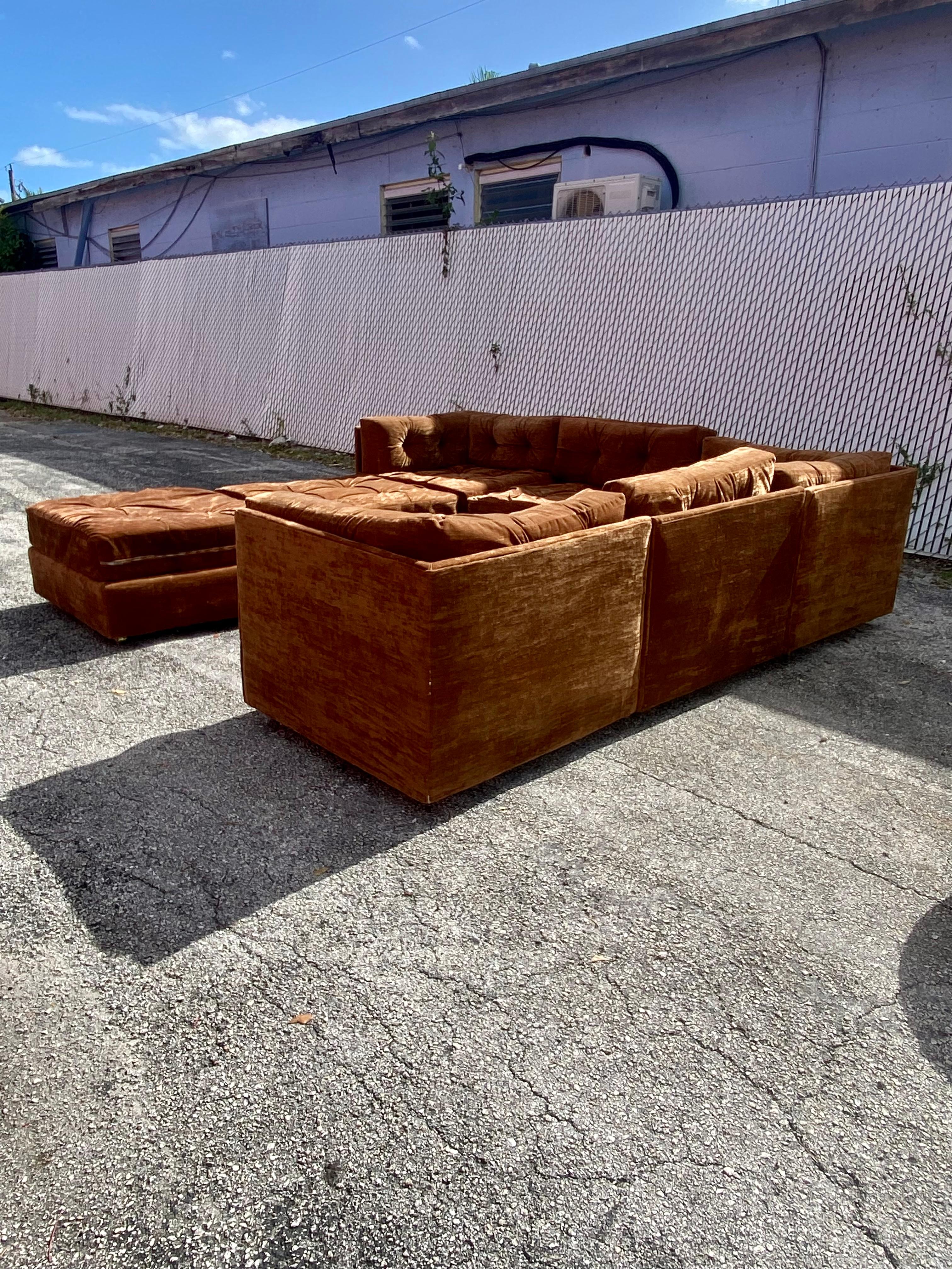 On offer on this occasion is one of the most stunning, modular sectional you could hope to find. This is a rare opportunity to acquire what is, unequivocally, the best of the best, it being a most spectacular and beautifully-presented in original