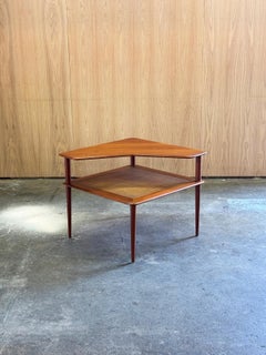 1960s Minerva 417 Corner Table by Peter Hvidt & Orla Nielsen for France & Son