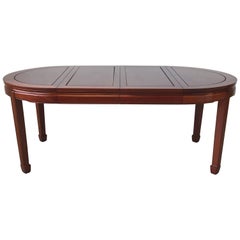 Rosewood Ming Style Dining Table with Two Leaves, 1960s